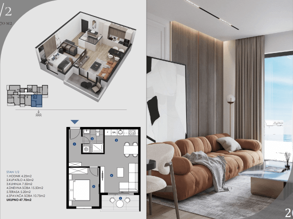 Prodaju se stanovi u novom stambenom kompleksu u Dubravi – DuWK8