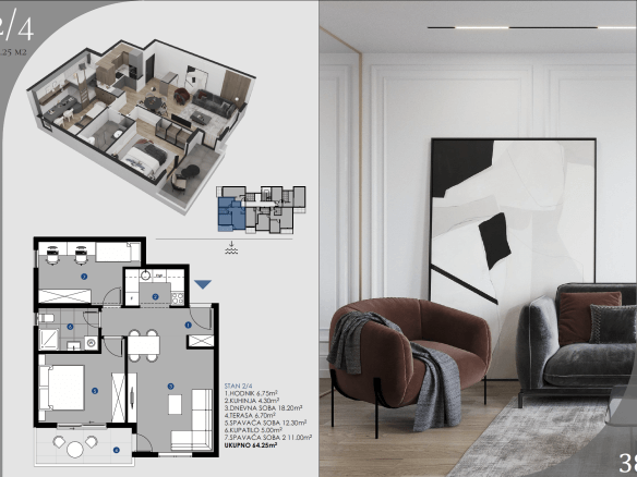 Prodaju se stanovi u novom stambenom kompleksu u Dubravi – DuWK8