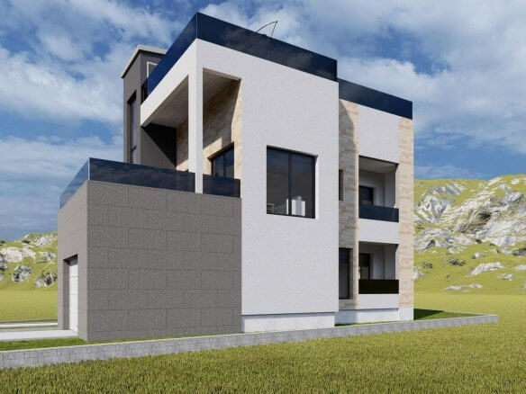 Haus mit Pool auf dem Dach in Šušanj/ Bar zum Kauf – BHK138