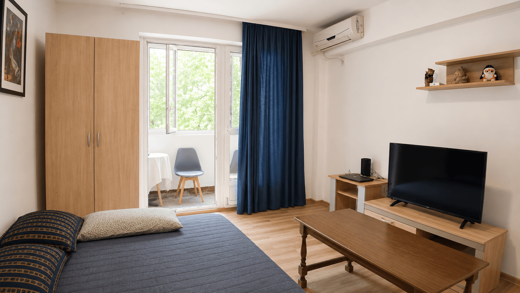 Legalisiertes Studio-Apartment im Zentrum von Bar – nur 400m zum Meer – zum Kauf – BWK46