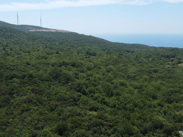 Großzügiges Naturgrundstück mit traumhaftem Meerblick in Kunje – Gemeinde Bar – K24