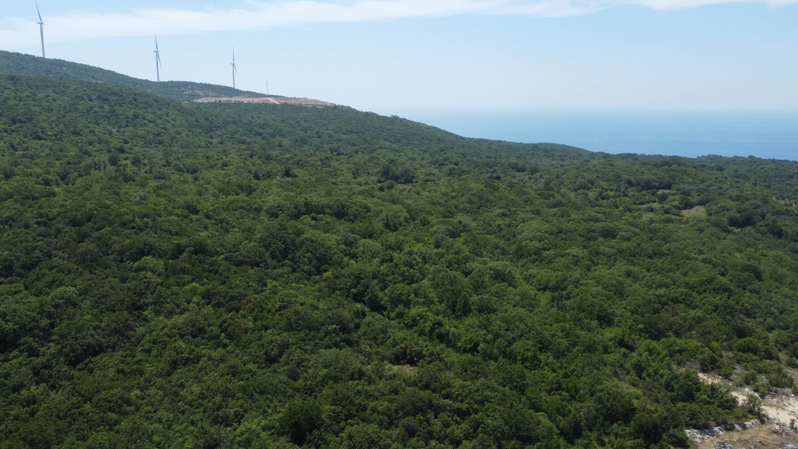 Großzügiges Naturgrundstück mit traumhaftem Meerblick in Kunje – Gemeinde Bar – K24