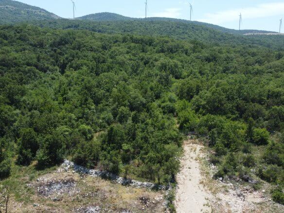 Spacious natural lot with a stunning ocean view in Kunje – Municipality of Bar – K24