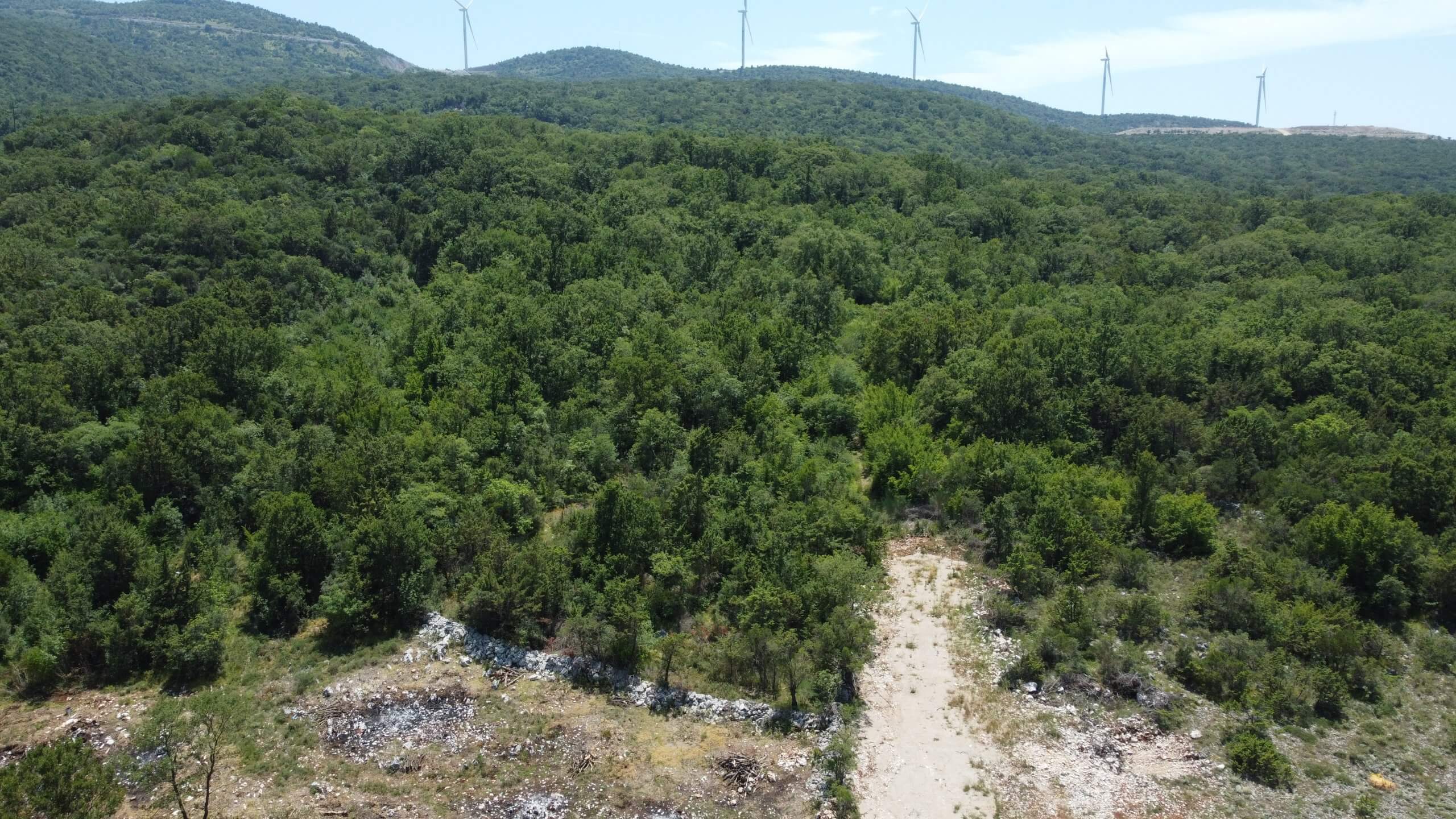 Großzügiges Naturgrundstück mit traumhaftem Meerblick in Kunje – Gemeinde Bar – K24