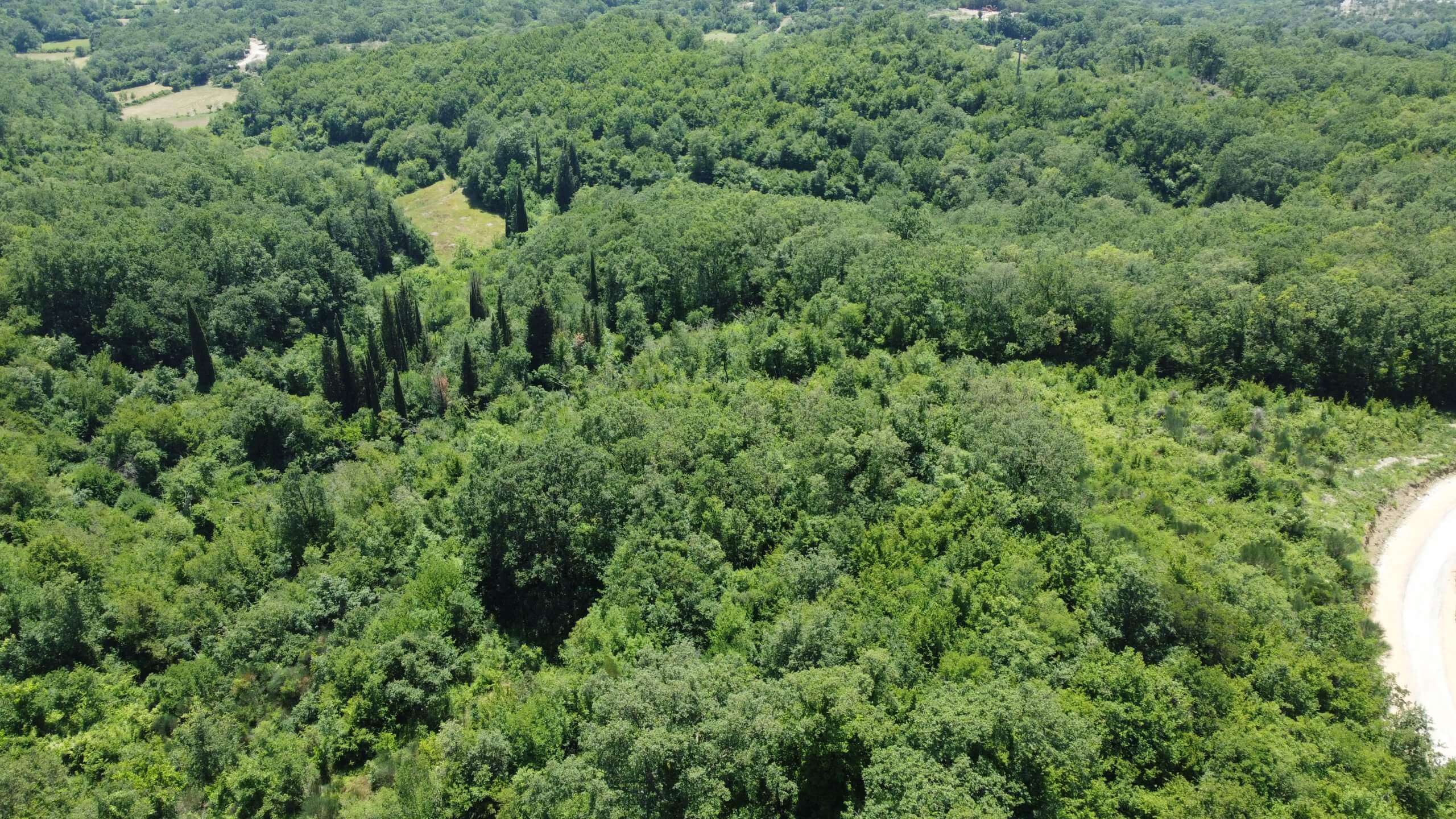 Großzügiges Naturgrundstück mit Meer- und Bergblick in Kunje – Gemeinde Bar – K23
