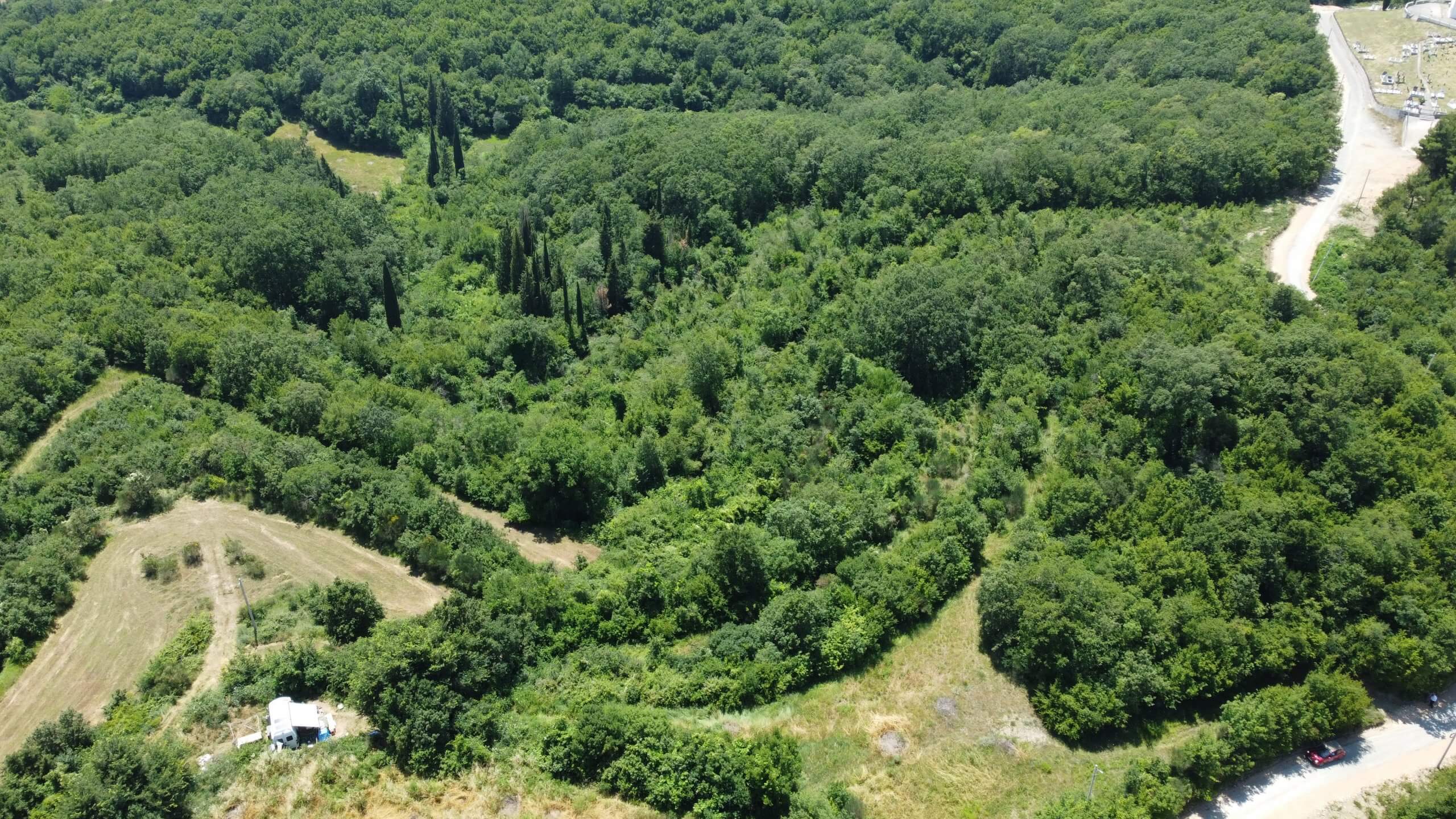 Großzügiges Naturgrundstück mit Meer- und Bergblick in Kunje – Gemeinde Bar – K23