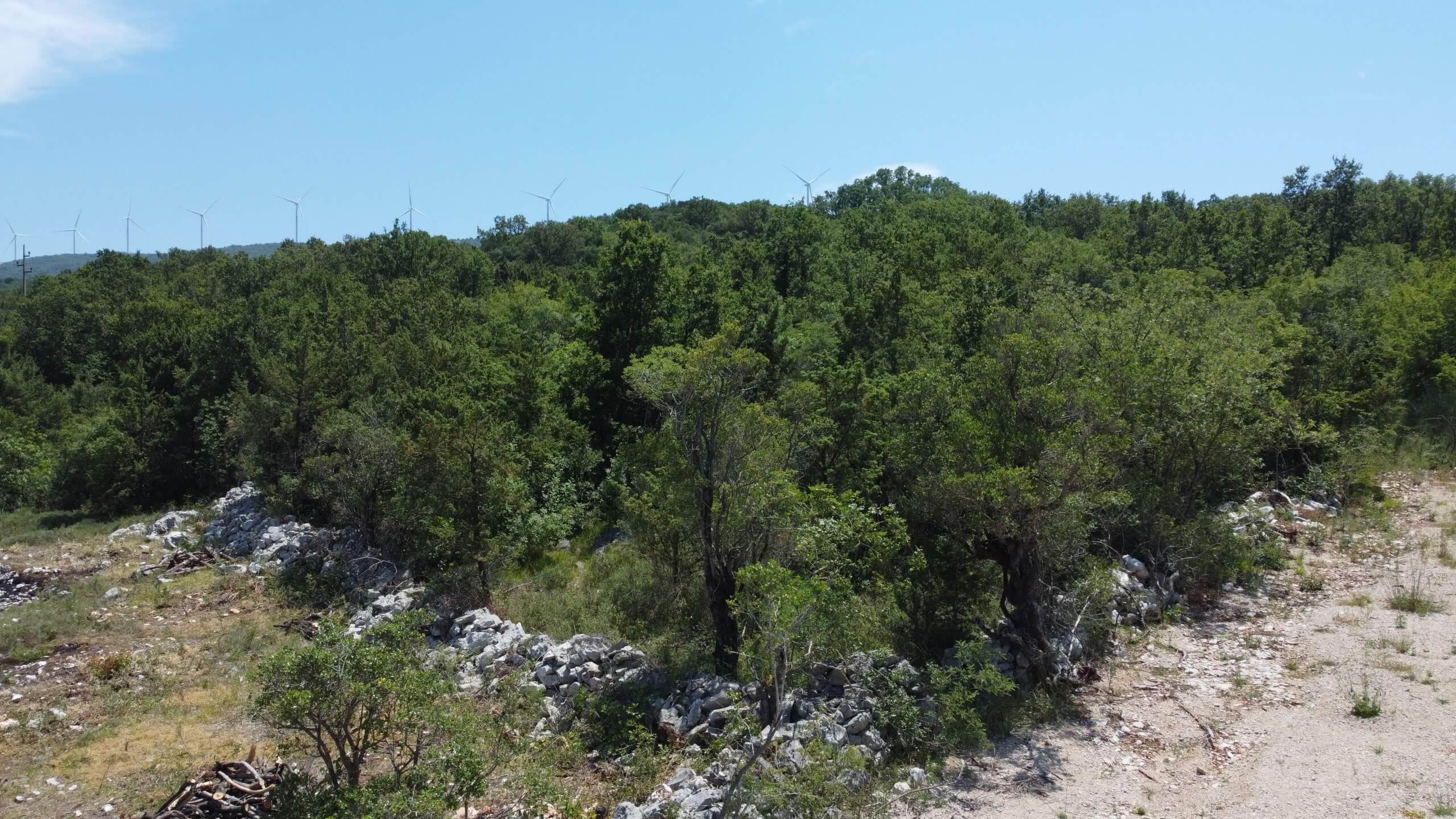Großzügiges Naturgrundstück mit traumhaftem Meerblick in Kunje – Gemeinde Bar – K24