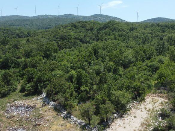 Spacious natural lot with a stunning ocean view in Kunje – Municipality of Bar – K24
