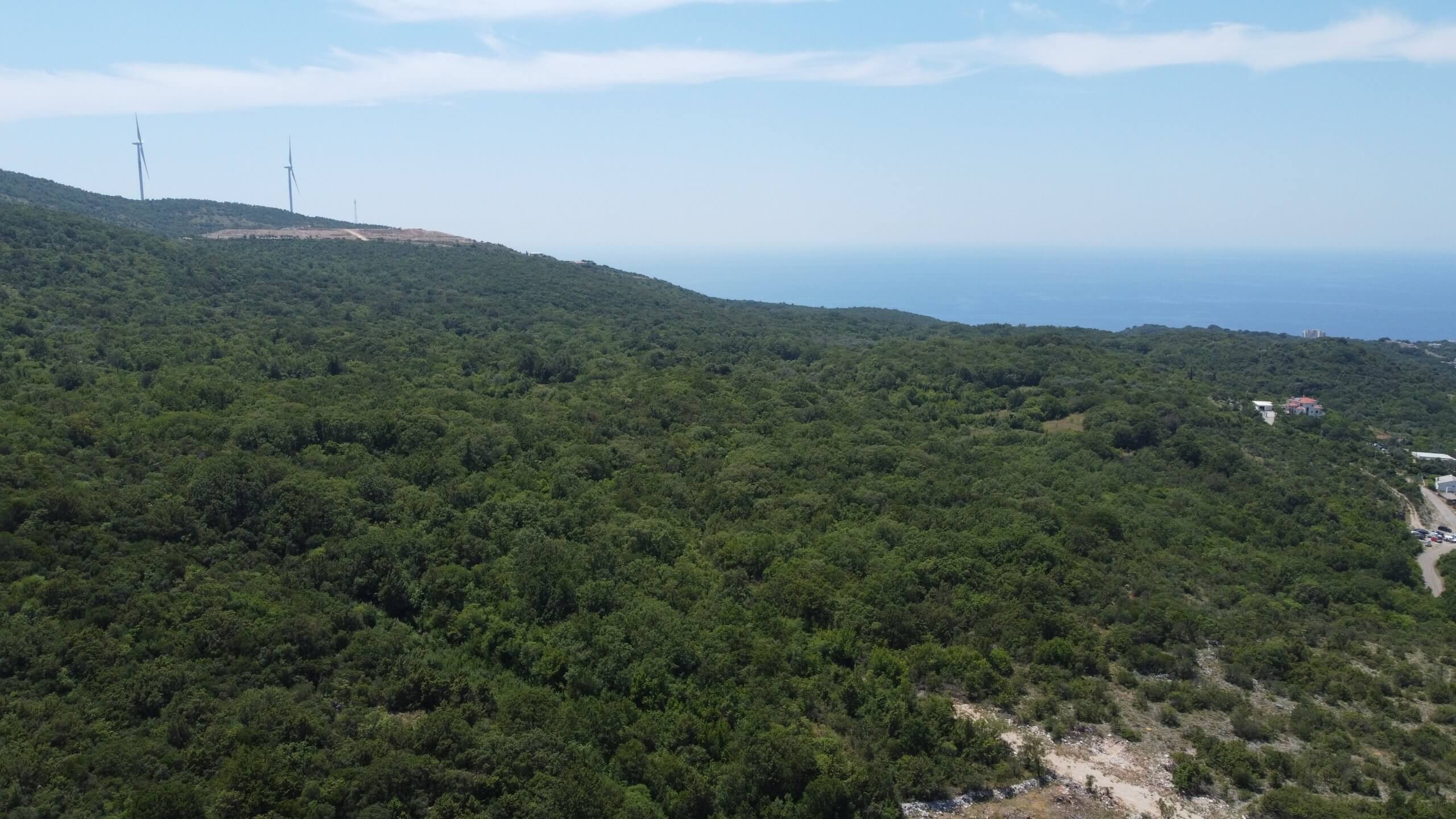 Großzügiges Naturgrundstück mit traumhaftem Meerblick in Kunje – Gemeinde Bar – K24