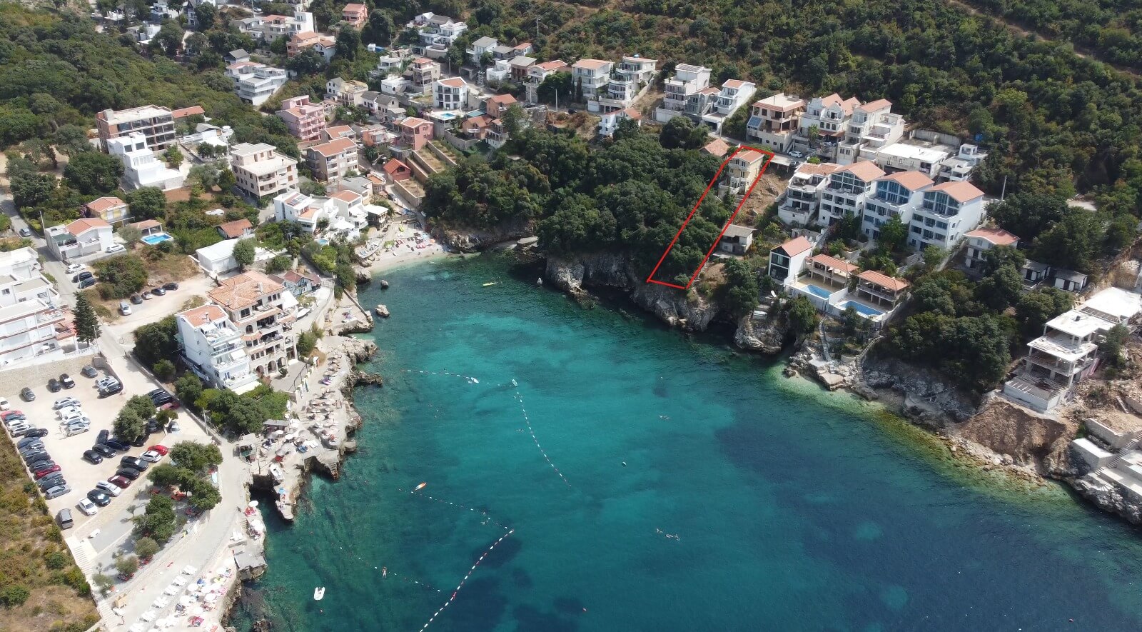 Legalisierte Villa erste Linie am Meer mit Meerzugang in Kruće/ Bar zum Kauf – BHK141