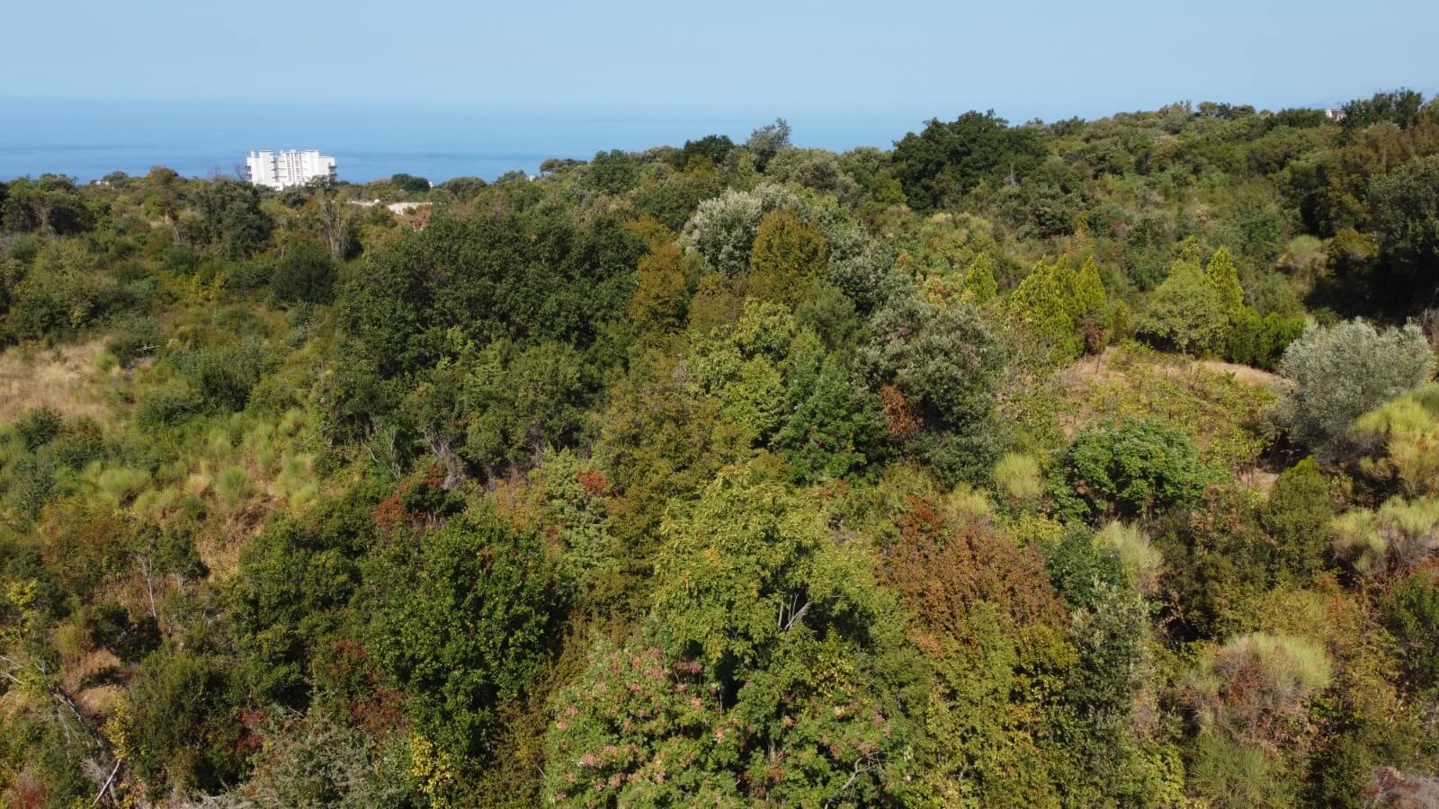 Urbanisiertes Grundstück mit Meer- und Bergblick in Kunje bei Bar