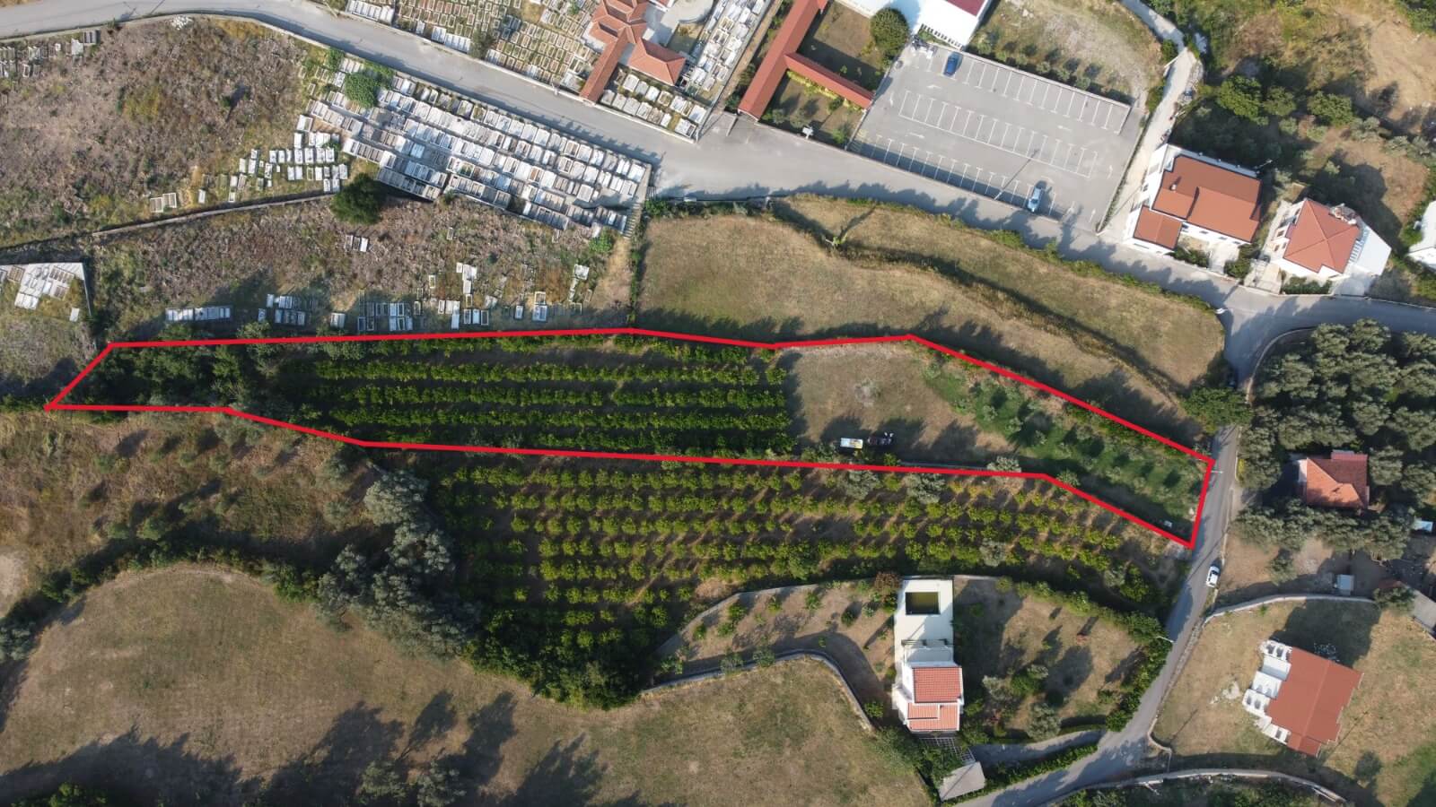 Großzügiges Grundstück mit Meerblick in Dobra Voda – DV68