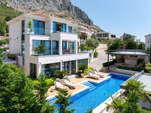 Exklusive Luxus-Villa mit Pool und spektakulärem Meerblick in Blizikuće/ Budva zum Kauf – BuHK5