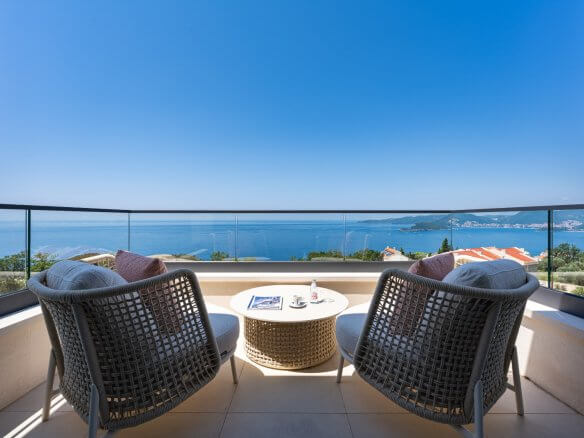 Exklusive Luxus-Villa mit Pool und spektakulärem Meerblick in Blizikuće/ Budva zum Kauf – BuHK5