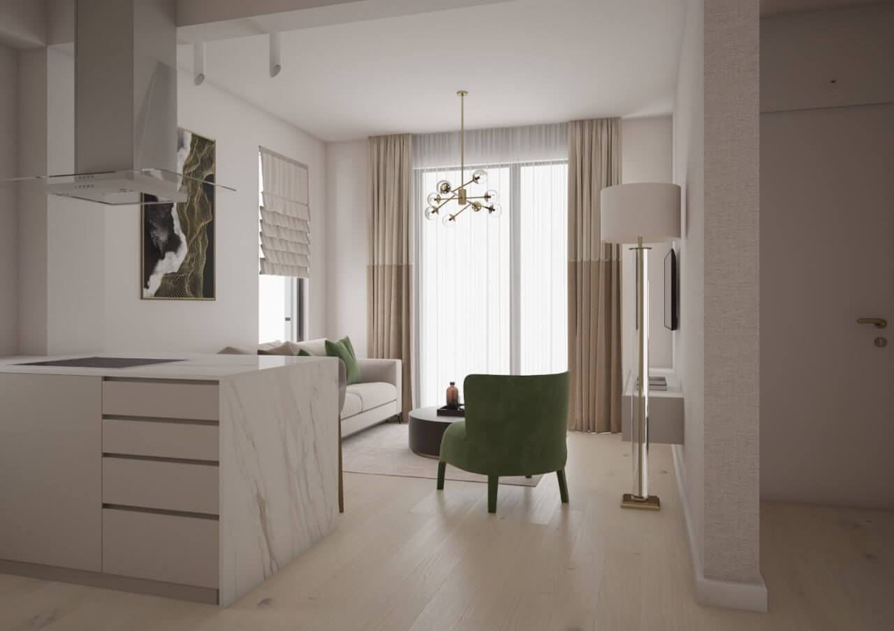 Montesa Hill – Luxuriöse 2-Zimmer-Wohnung mit Meerblick in Bečići/ Budva zum Kauf – PD27
