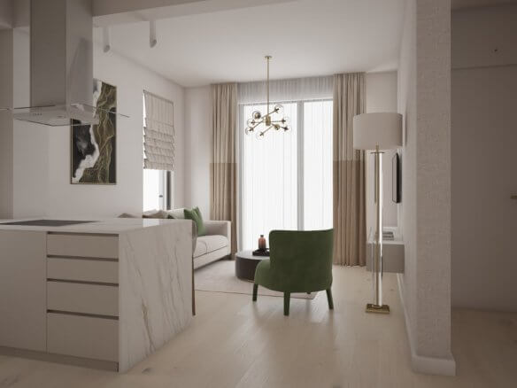 Montesa Hill – Luxuriöse 2-Zimmer-Wohnung mit Meerblick in Bečići/ Budva zum Kauf – PD27